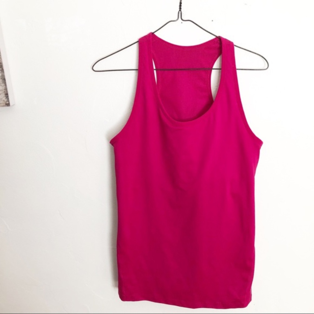 Nike | pink tank top with build in bra